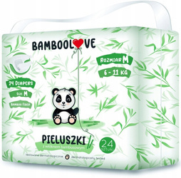 Pieluszki z włóknem bambusowym  6-11 kg M BambooLove