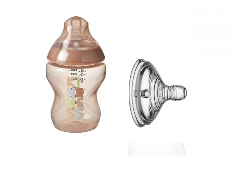 Butelka Girl  260 ml smoczek szybki Tommee Tippee