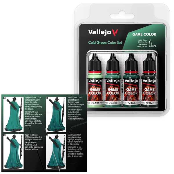 Zestaw Farb Vallejo Game Color Cold Green