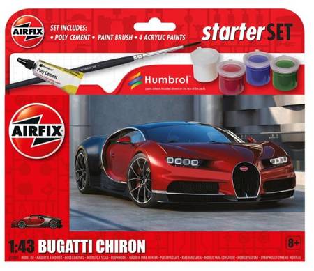Bugatti Chiron zestaw z farbami
